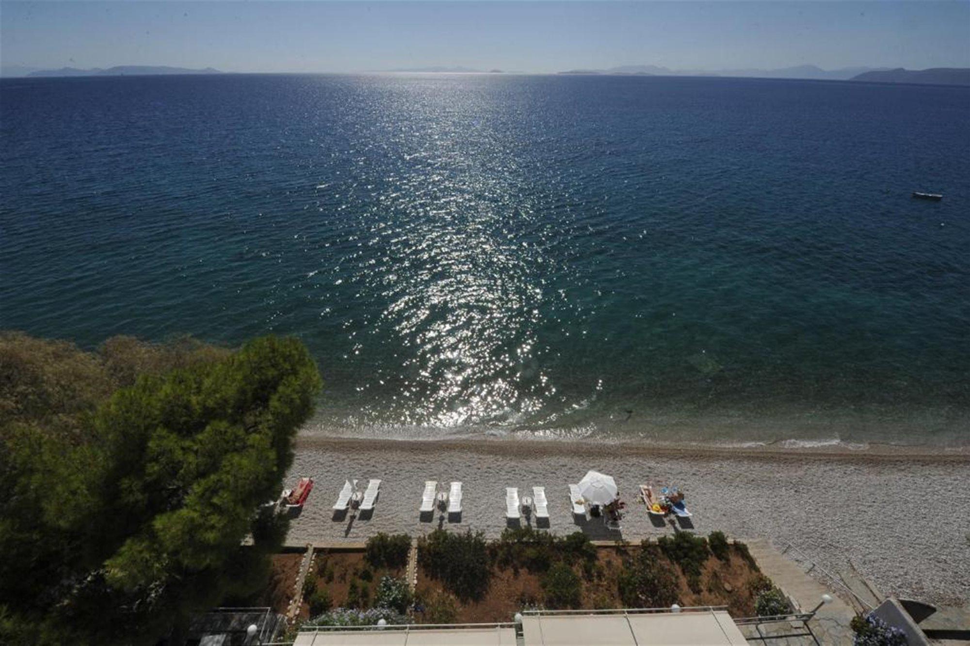 Siagas Beach Hotel Agioi Theodoroi Exterior foto